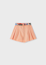 Mayoral Girls Peach Twill Shorts 3209