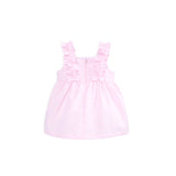 Tutto Piccolo Frill Strap Dress With White Bow Detail 3425S22