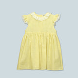 Babidu Ninfa Lemon Linen Dress 92495