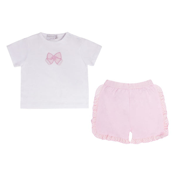 Pastels & Co Geneen Shorts & T-shirt Set SS22-017L