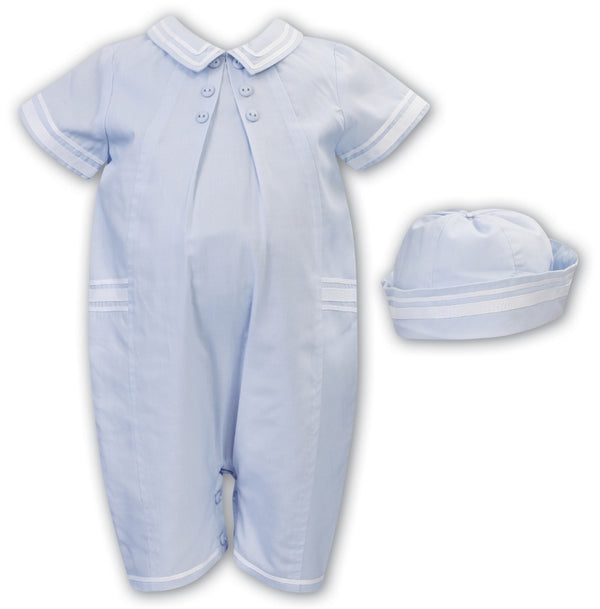 Sarah Louise Romper Set with Hat 012712