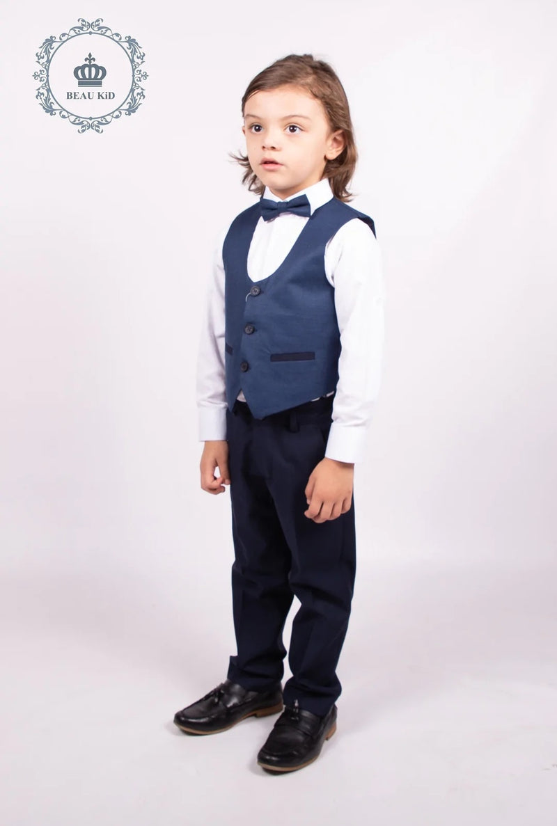 Beau Kid 3 Piece Suit & Bow Tie