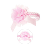 Soft Touch Headband With Lace Flower & Bow