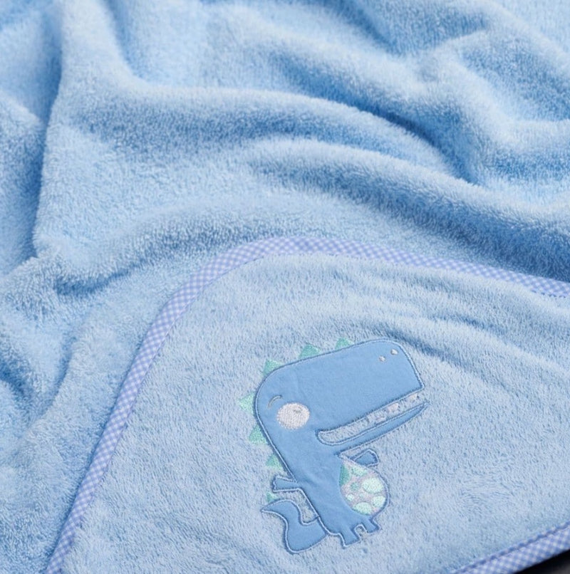 Dandelion Blue/White Hooded Towel