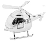 Bambino By Juliana Silver Plated Helicopter Bank