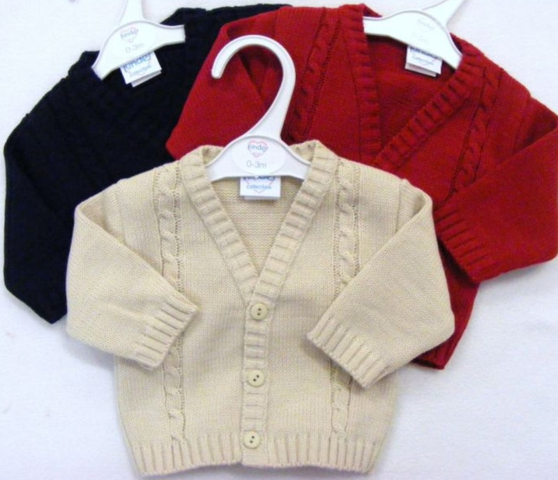 Kinder Cable Front Cardigan
